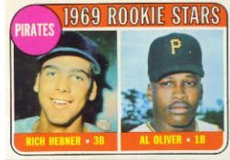 1969 Topps Baseball Cards      082      Rookie Stars-Rich Hebner RC-Al Oliver RC